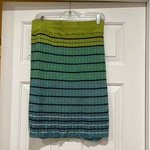 Knee length knit skirt multiple colors